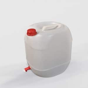 Canistra plastic cu capac etans si robinet, 20 Litri, Sterk